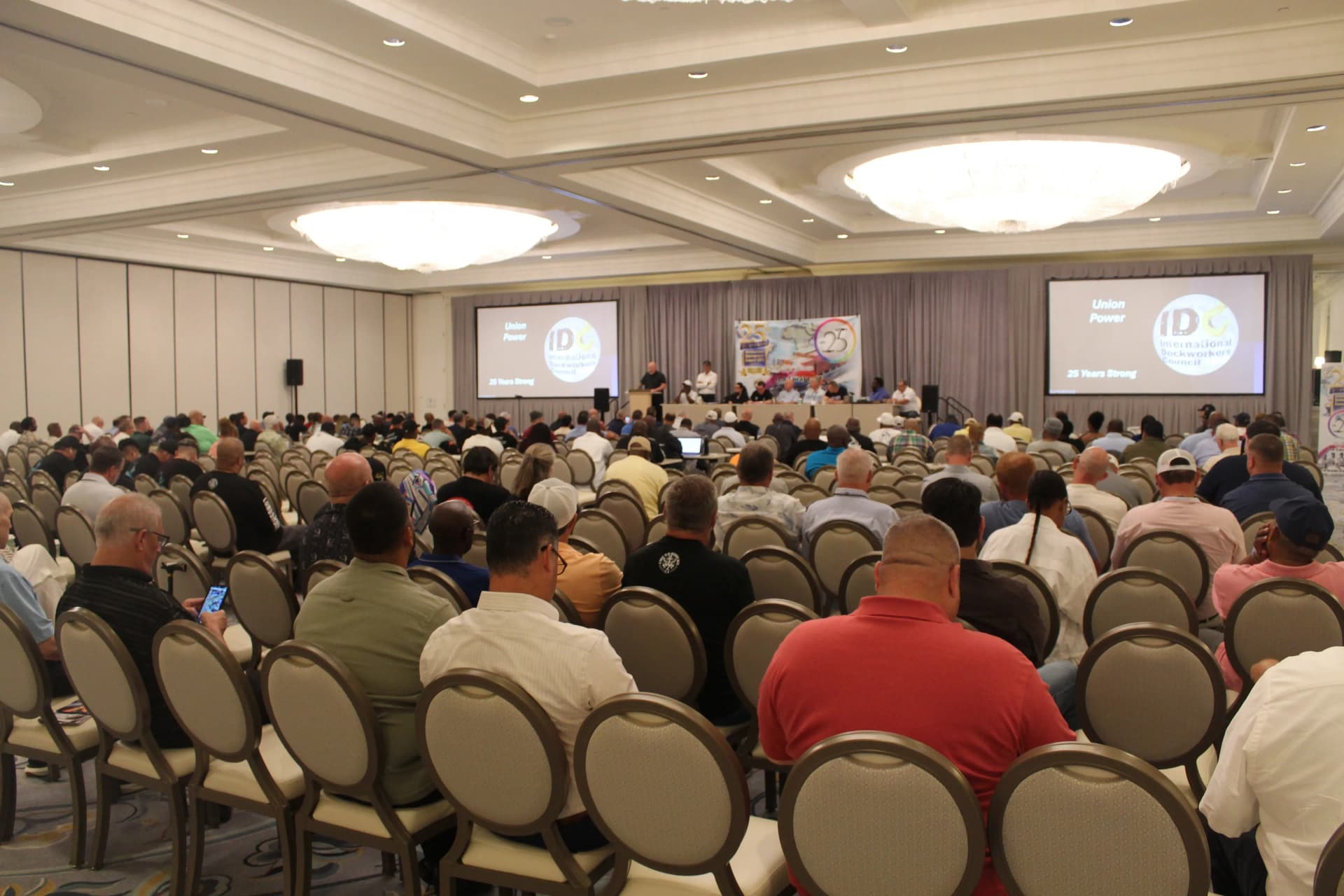 El International Dockworkers Council conmemora en Charleston su 25º aniversario