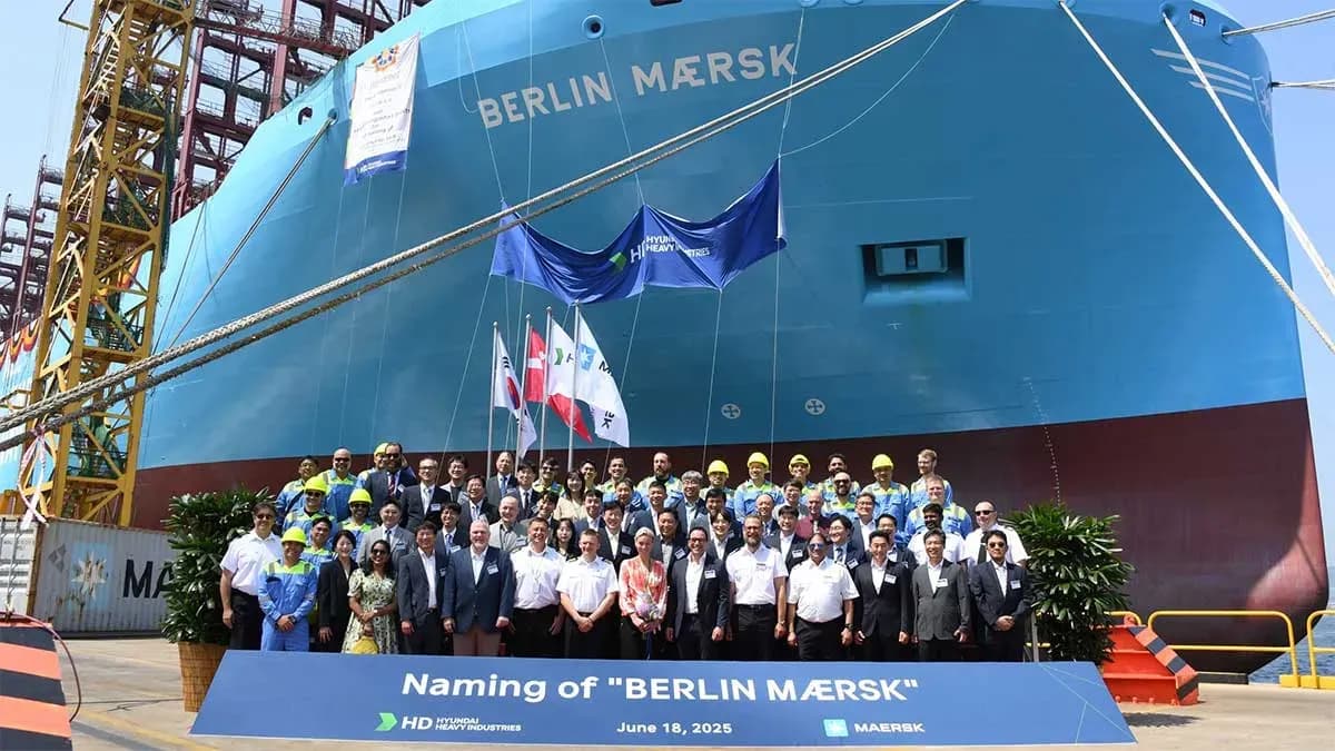 Maersk incorpora un nuevo portacontenedores propulsado por metanol