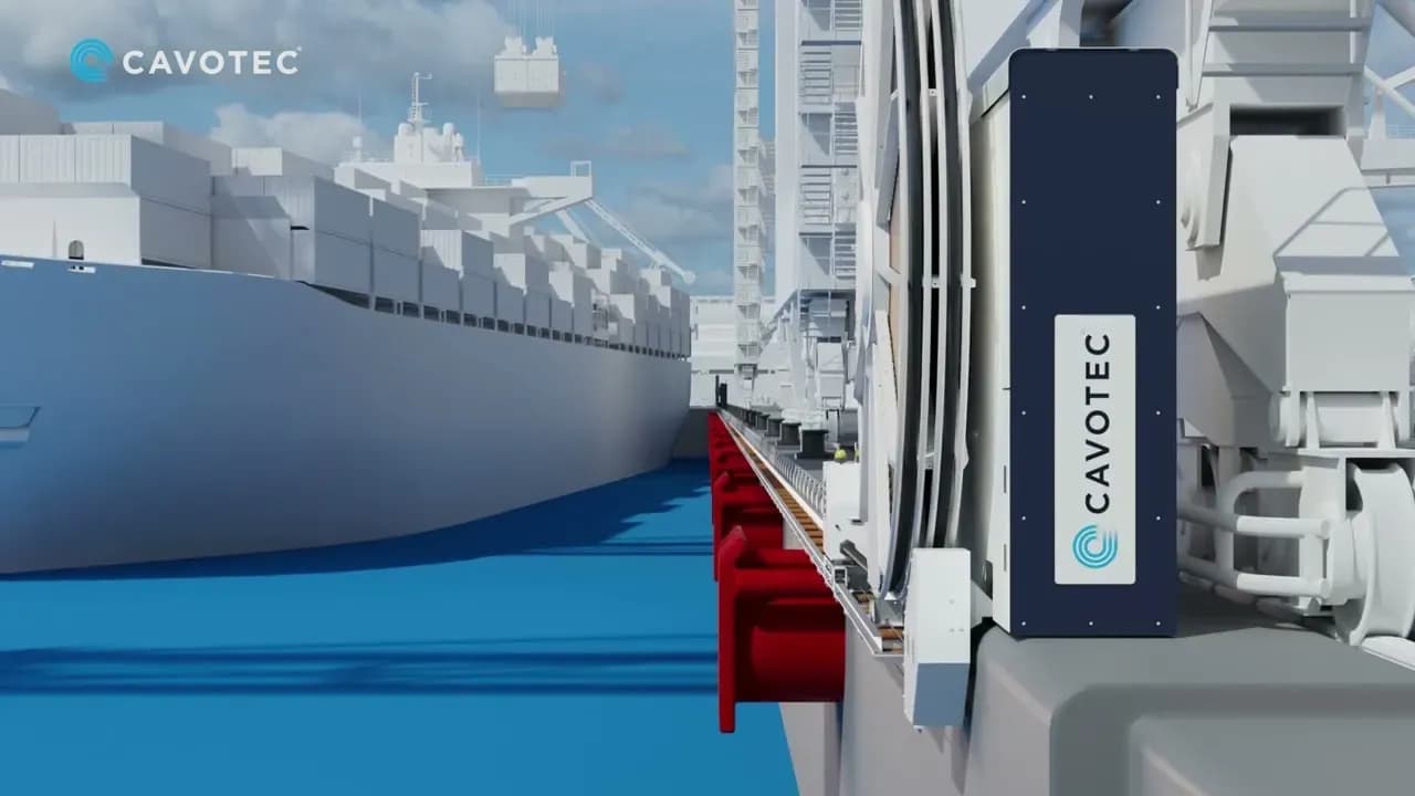 Cavotec presenta en TOC Europe su solución PowerAlign para suministro eléctrico en puerto