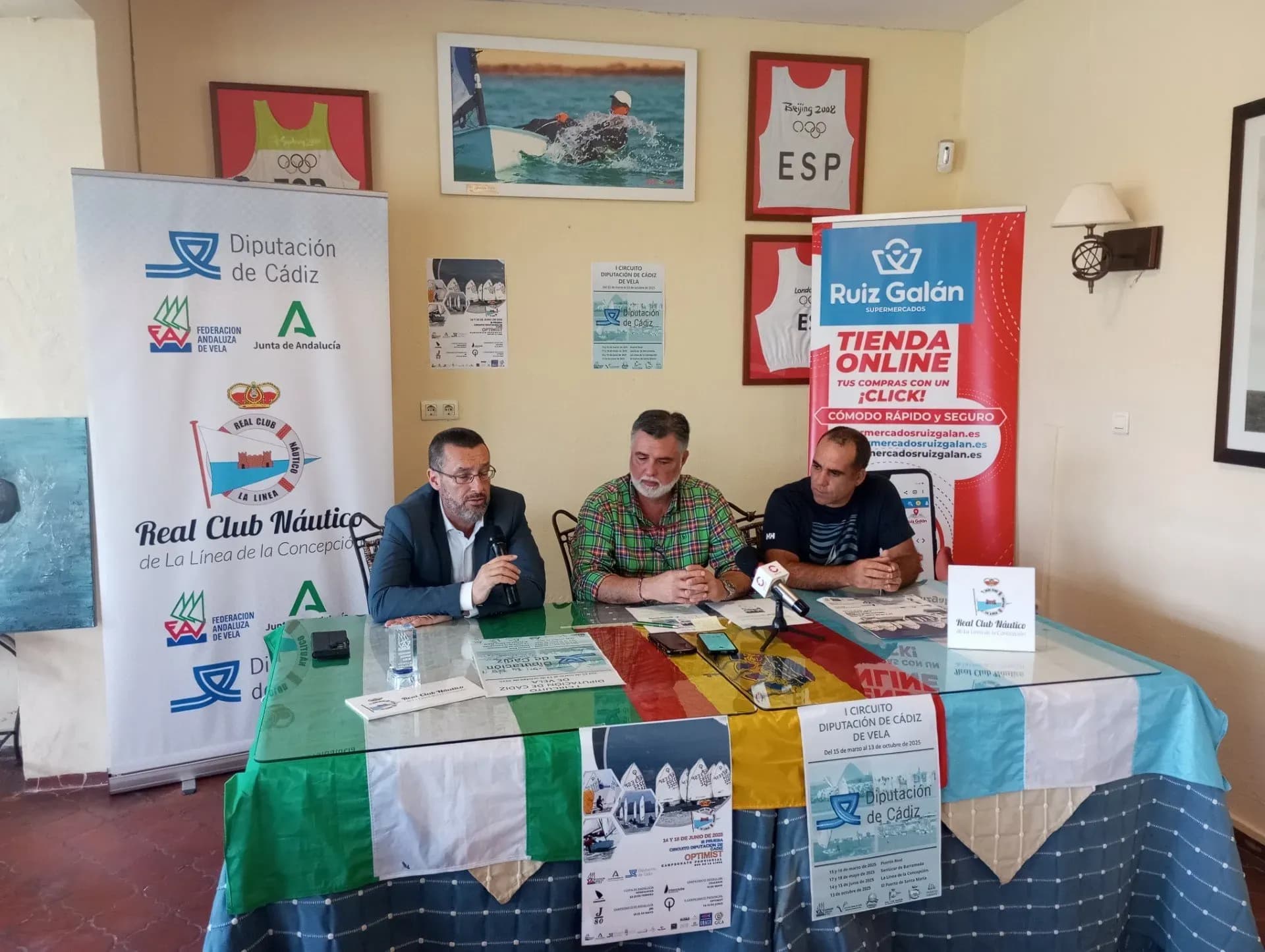 La Línea acoge la tercera prueba del I Circuito Diputación de Cádiz de vela infantil