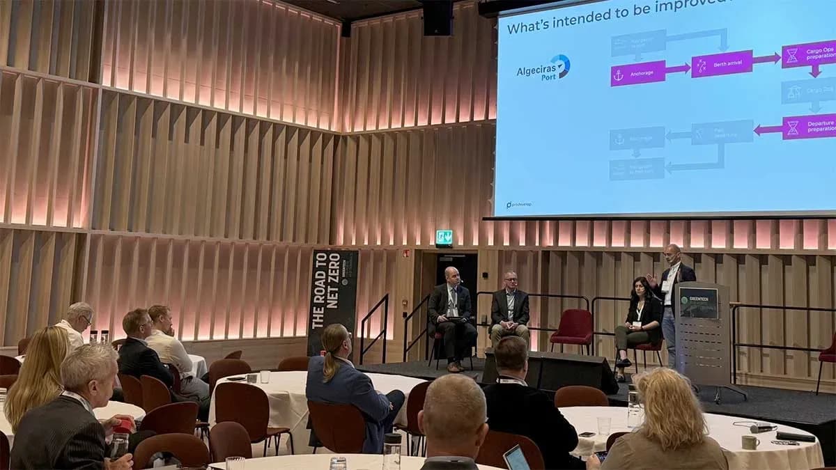El Puerto de Algeciras comparte su experiencia en digitalización y sostenibilidad en el evento GreenTech de Gotemburgo