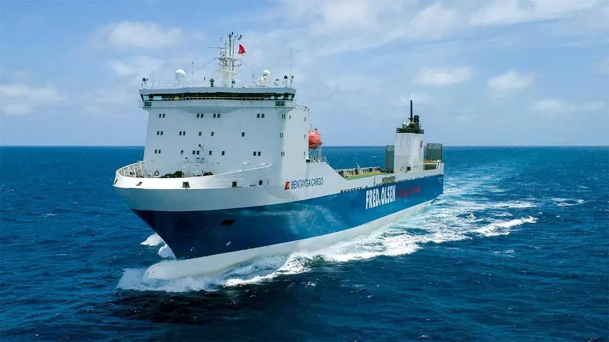 Fred. Olsen Cargo Express transporta más de 300.000 metros lineales de mercancías en su primer año de operaciones