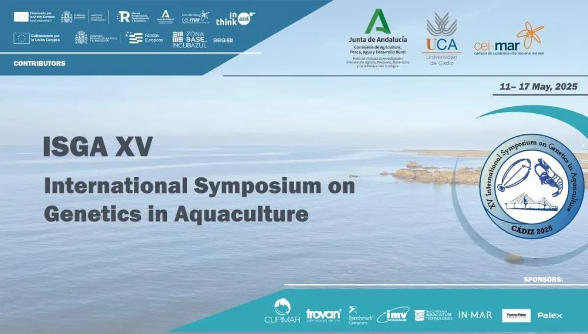 Cádiz acoge el XV Simposio Internacional sobre Genética en Acuicultura con más de 250 especialistas de 27 países