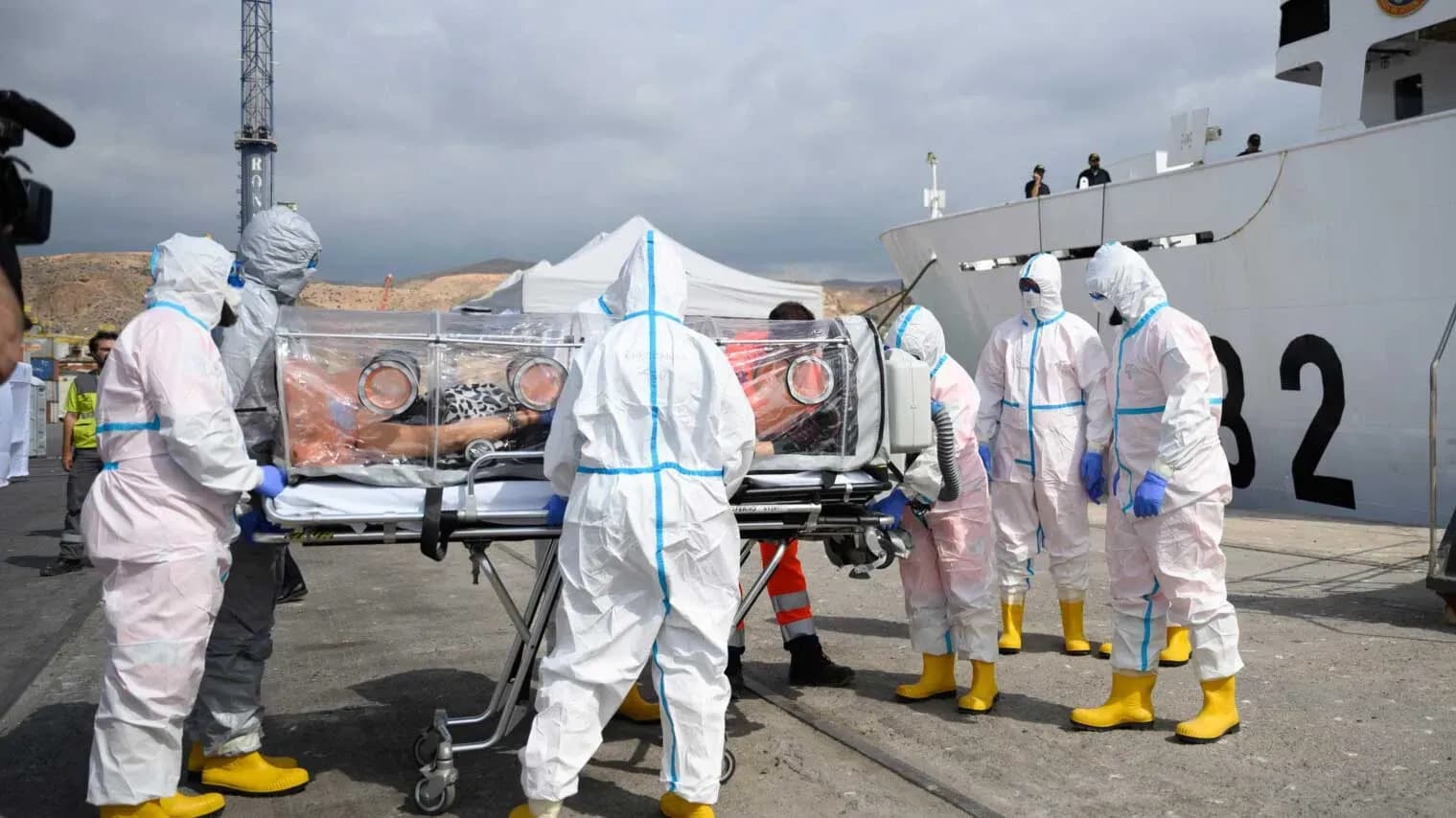 El Puerto de Almería acoge el ejercicio MARSEC-25 con un simulacro de emergencia sanitaria internacional por riesgo biológico