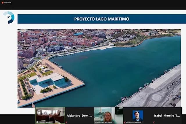 Landaluce presenta el proyecto «Lago Marítimo» a Impulsa