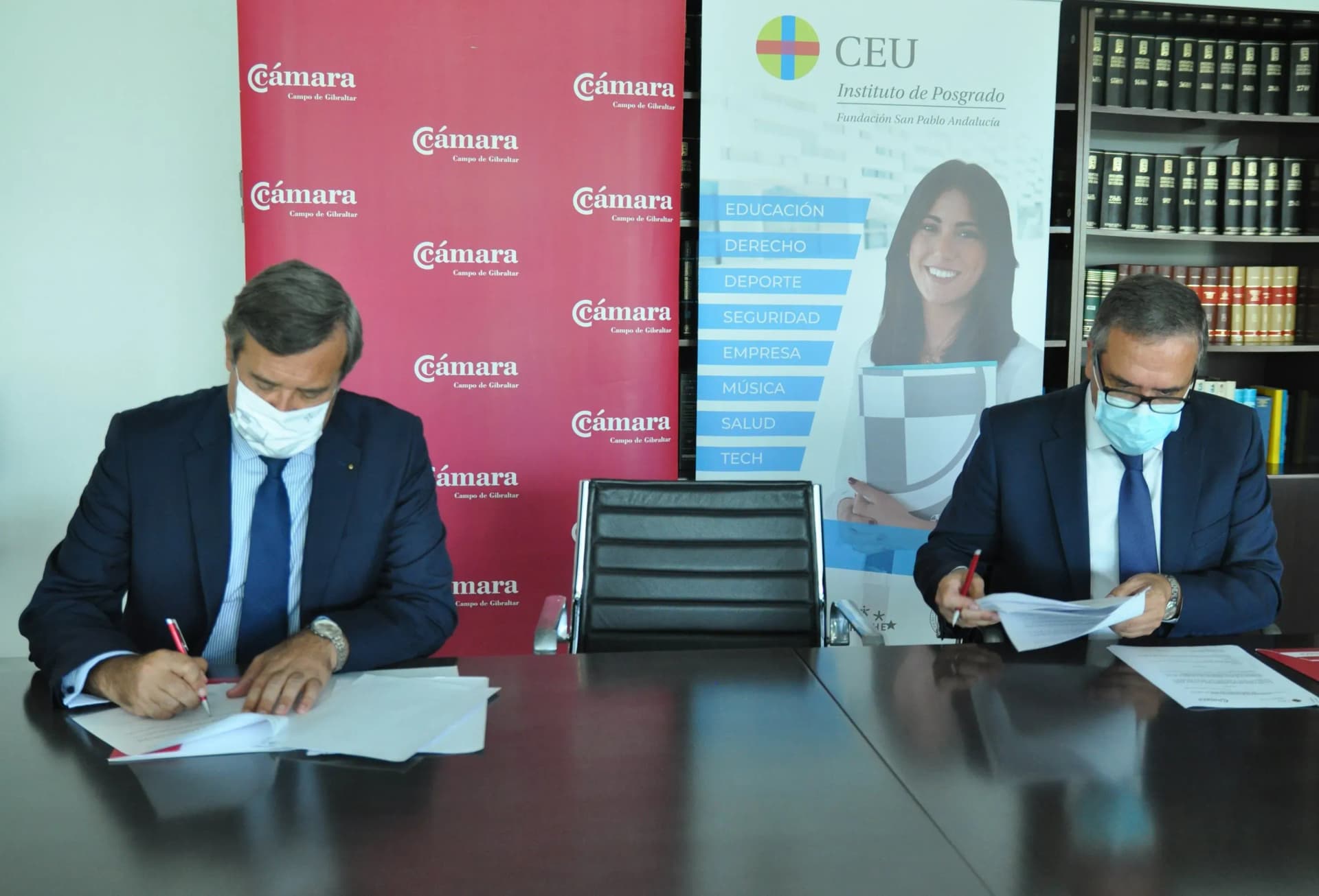 La Cámara de Comercio del Campo de Gibraltar cierra un acuerdo formativo con la Fundación San Pablo CEU