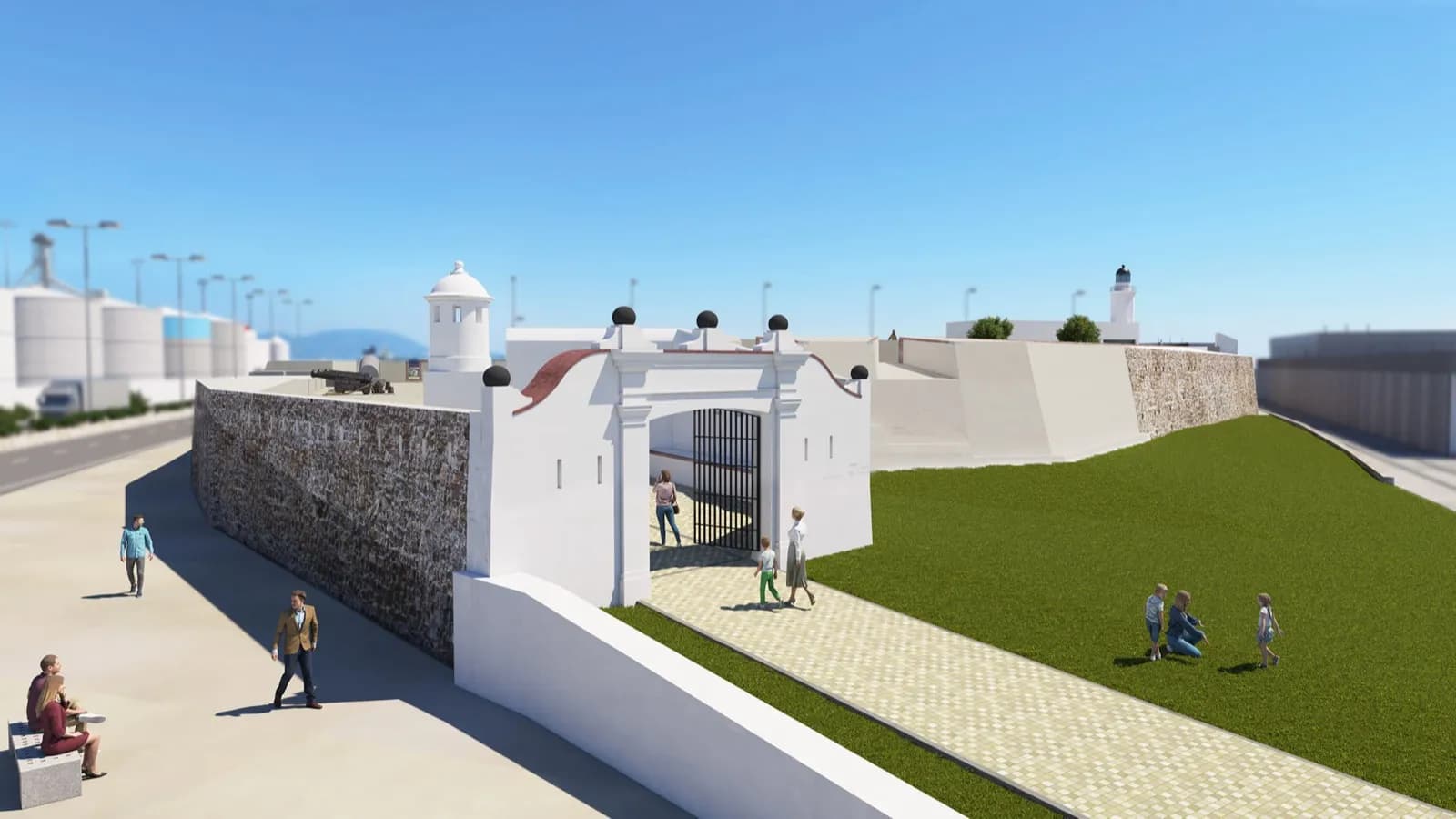El proyecto de recuperación del Fuerte de la Isla Verde comienza su tercera y última fase