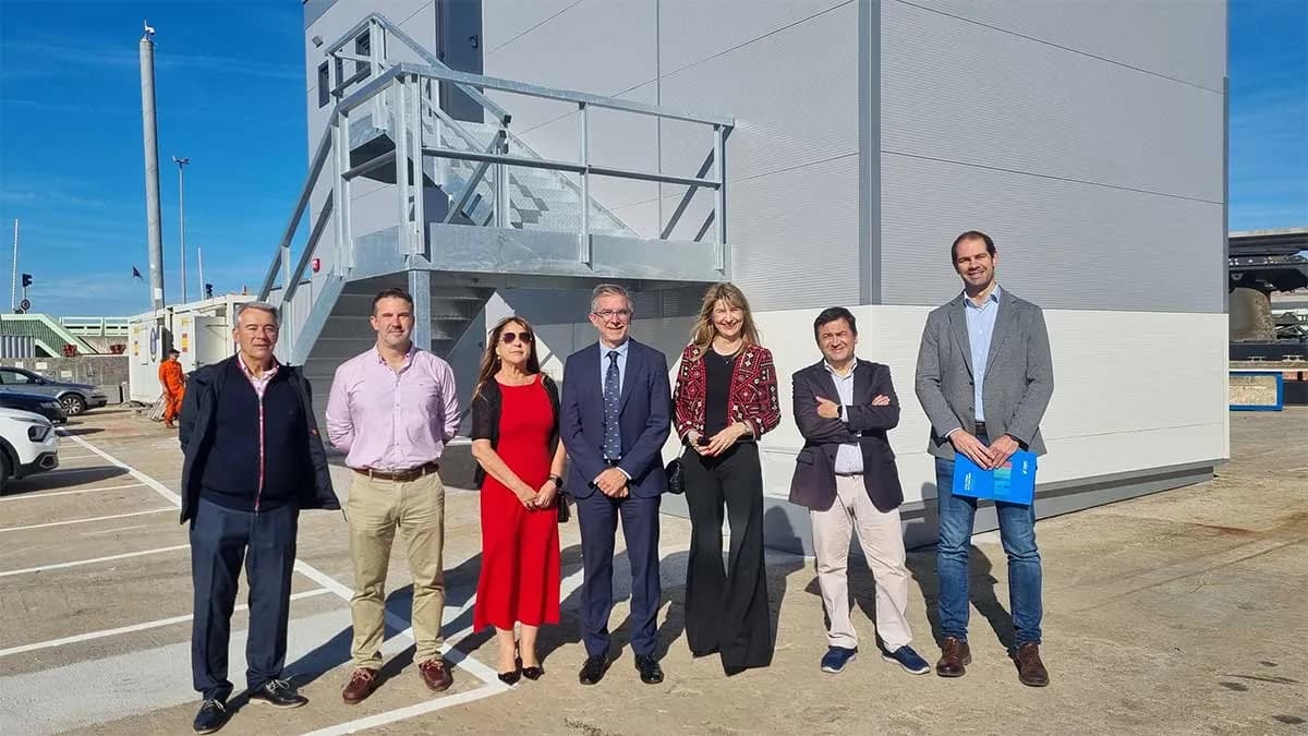 Santander estrena nuevas instalaciones de vigilancia aduanera en el muelle de la Margen Norte