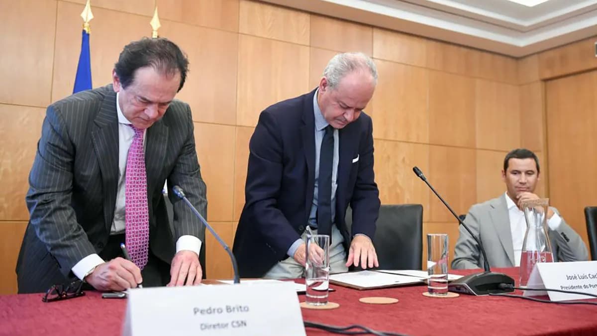 El Puerto de Sines y CSN firman un acuerdo para impulsar corredores logísticos sostenibles en el marco de la iniciativa Global Gateway