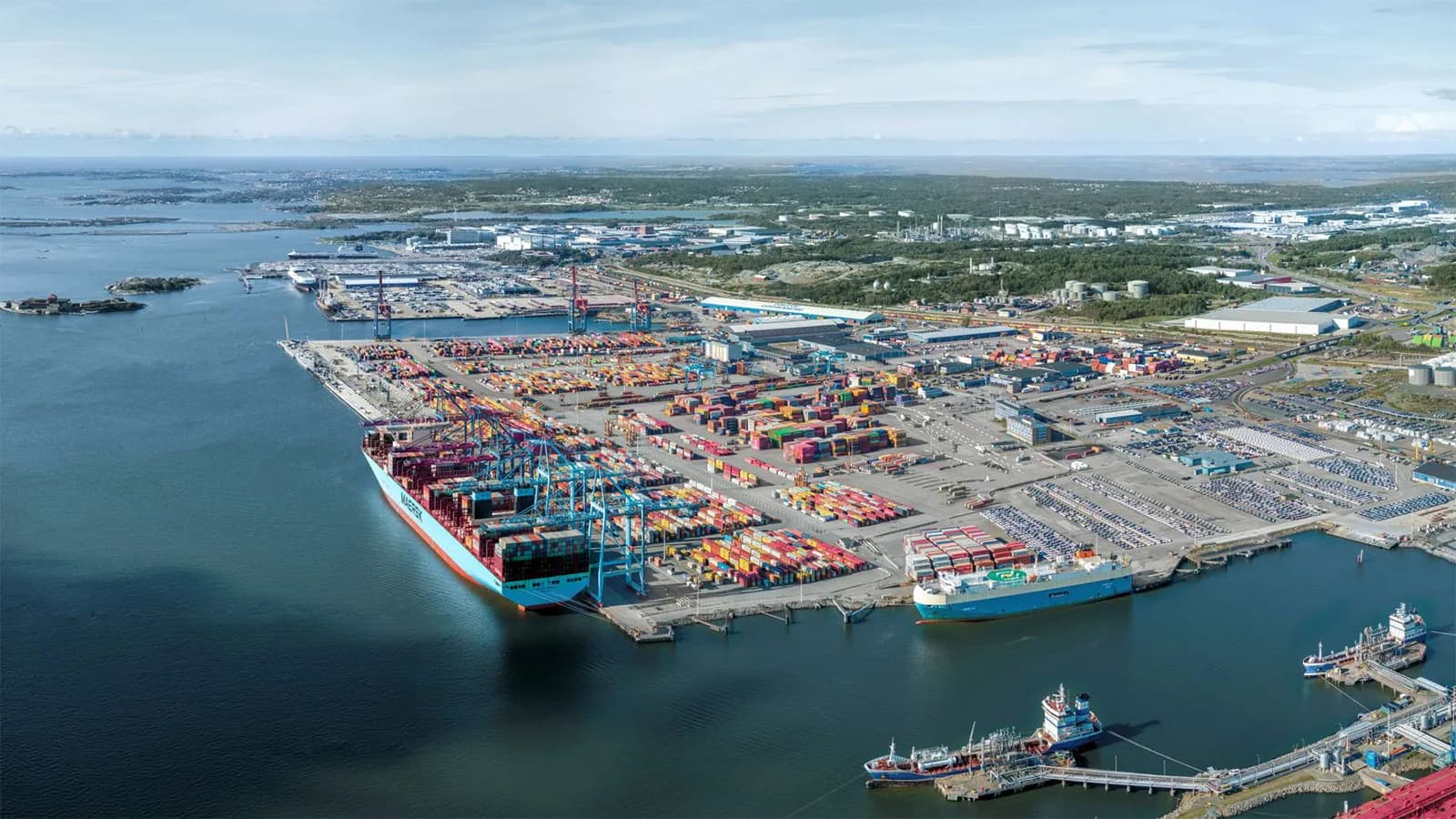 El Puerto de Gotemburgo completa el refuerzo de 700 metros de muelle e inicia el dragado de Skandia Gateway