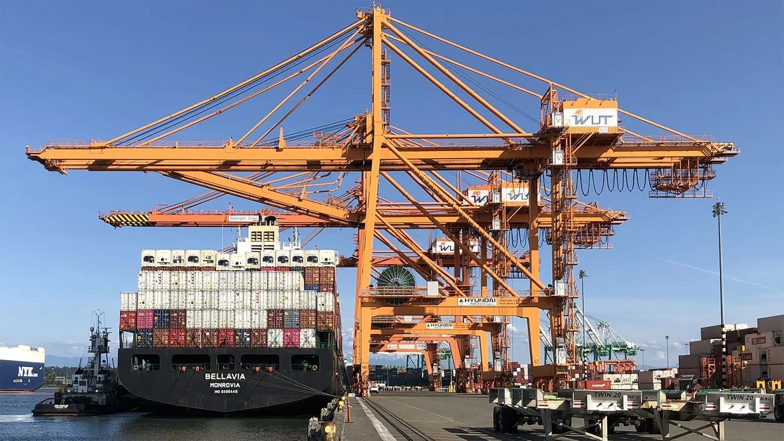 HMM will increase the capacity of Washington United Terminals in Tacoma by almost 50%