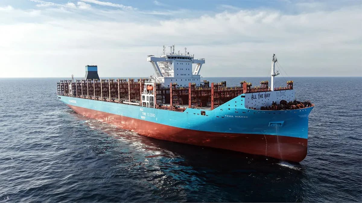 WinGD suma una nueva referencia en motores duales con la entrega del Tema Maersk