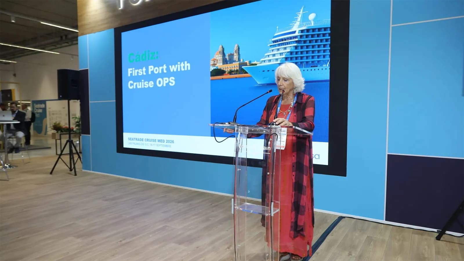 El Puerto de Cádiz presenta en Seatrade su sistema de conexión eléctrica para cruceros