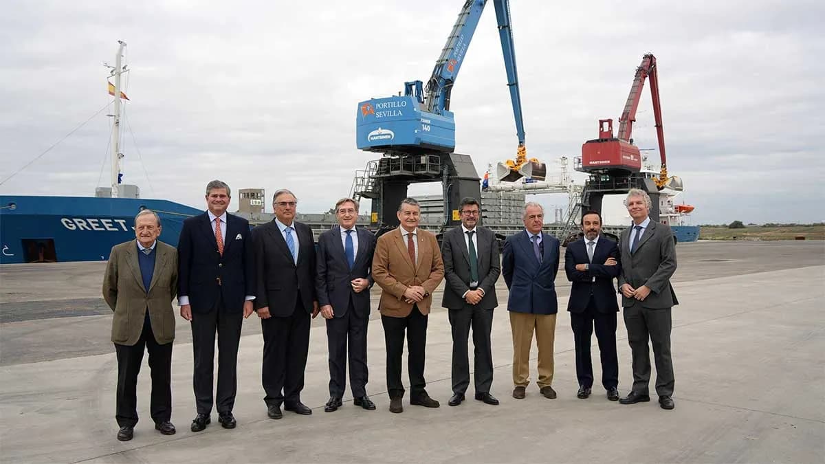 Inaugurada la nueva terminal de Aldeport en el Puerto de Sevilla