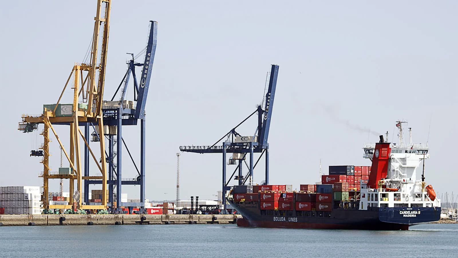 El tráfico del Puerto de Cádiz crece un 12% hasta agosto y supera los 3,8 millones de toneladas
