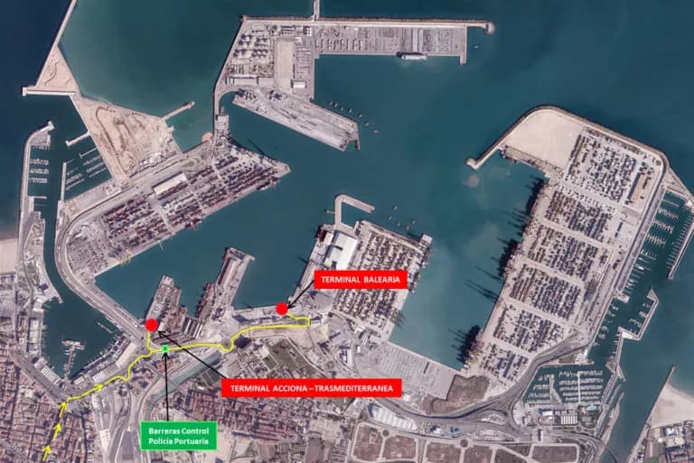 La Junta trasladará en autobús, desde el puerto de Valencia, a los estudiantes no contagiados en Mallorca