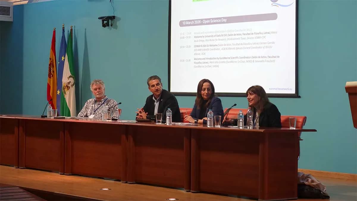 La Universidad de Cádiz acoge el EuroMarine Open Science Day 2026 con la participación de investigadores de toda Europa