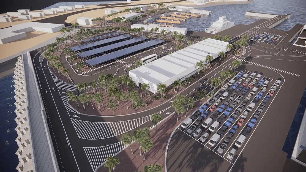 La nueva terminal de pasajeros del puerto canario de Playa Blanca apuesta por la eficiencia energética
