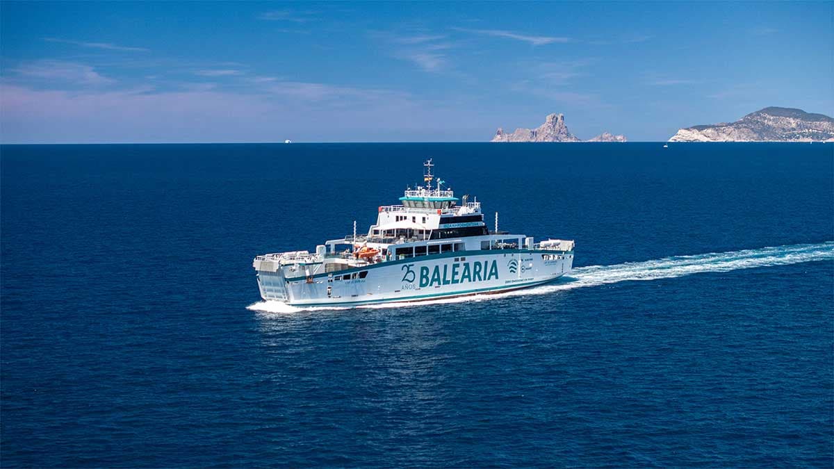 Baleària will install the first European electric generation system from e-methanol at Cap de Barbaria
