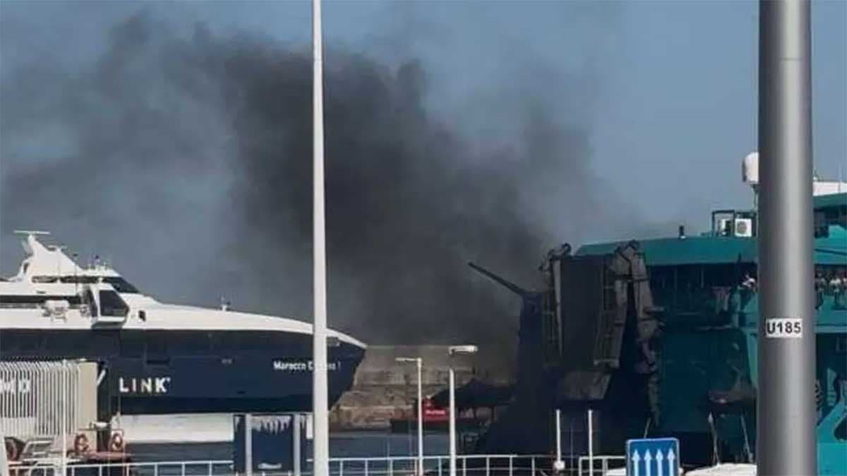 The Maritime Captaincy of Algeciras opens sanctioning file against Baleària for irregular emissions in Tarifa