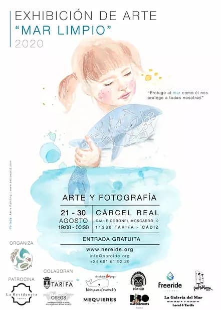 Tarifa, escenario de la II muestra de arte “Mar Limpio”