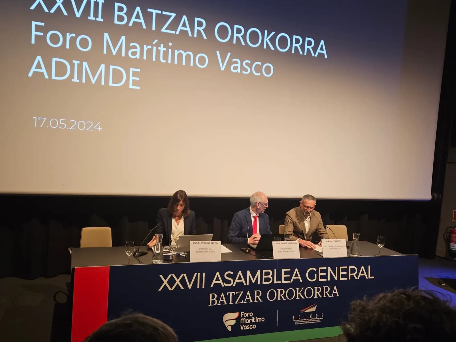 El Foro Marítimo Vasco y ADIMDE abordan la digitalización y la descarbonización en el sector marítimo