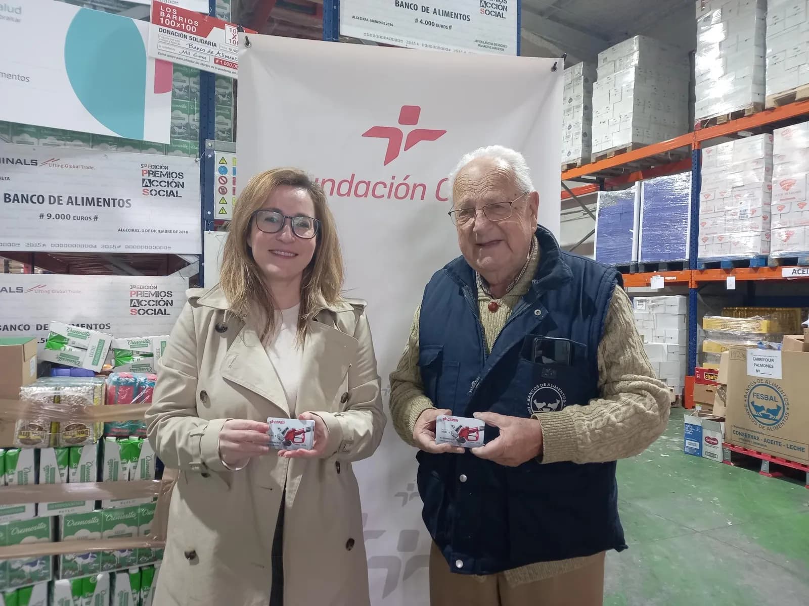 La Fundación Cepsa apoya al Banco de Alimentos del Campo de Gibraltar con tarjetas de combustible