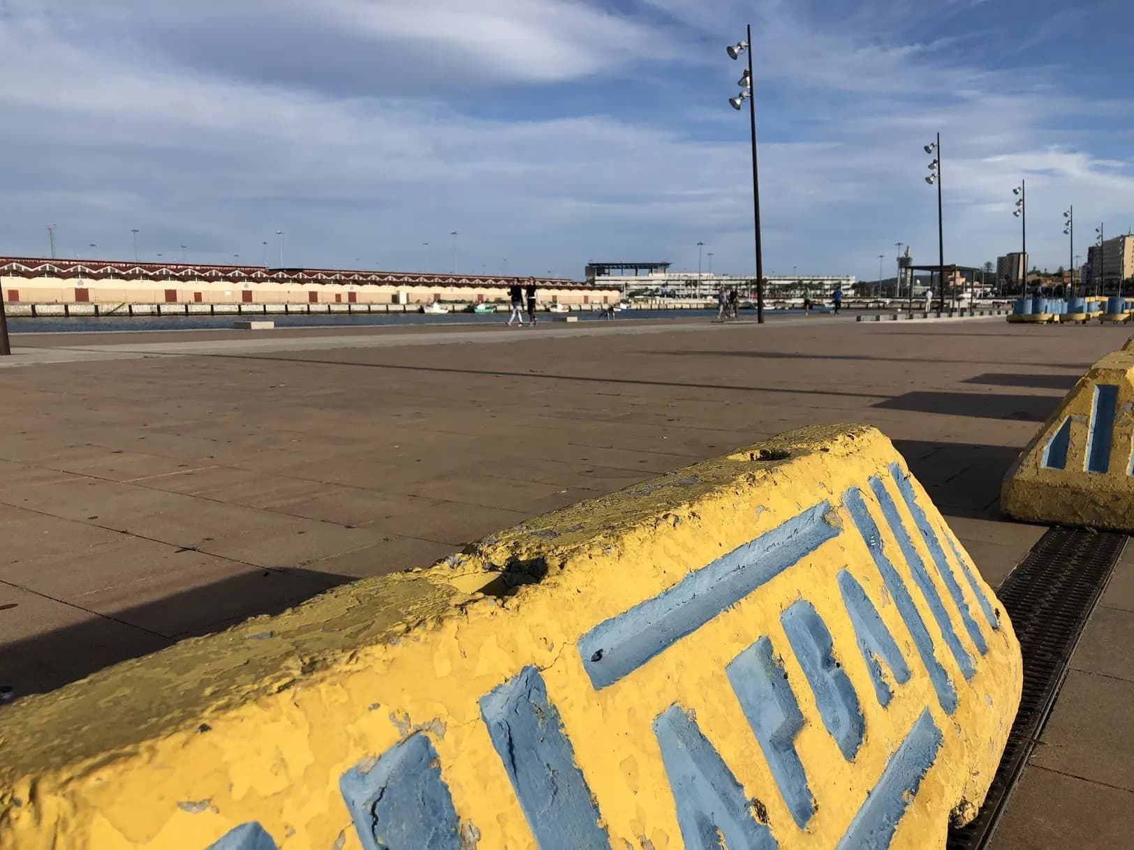 La Autoridad Portuaria de la Bahía de Algeciras refuerza el Llano Amarillo tras los daños provocados por el temporal
