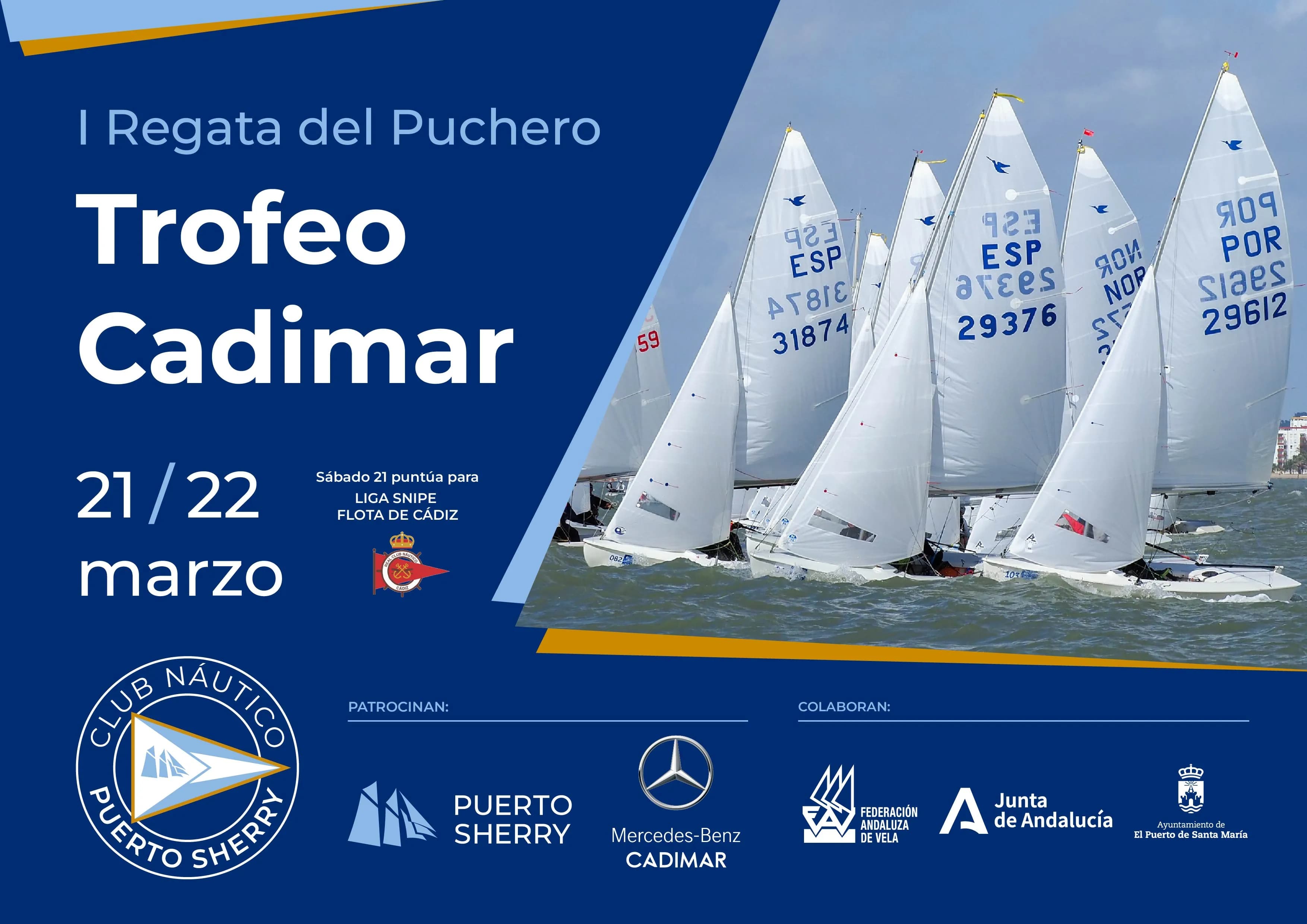 La Bahía de Cádiz estrena la Regata del Puchero con vocación de convertirse en referente nacional