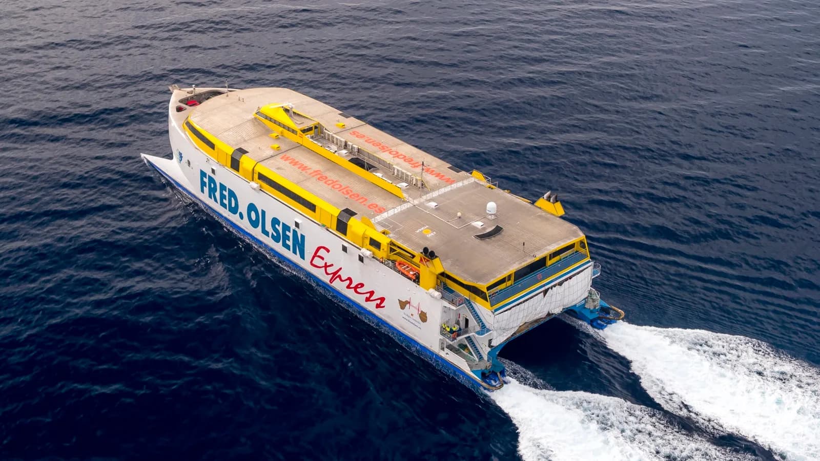 Fred. Olsen Express lanza mejoras en su conexión entre Tenerife y El Hierro con el buque Bentago Express