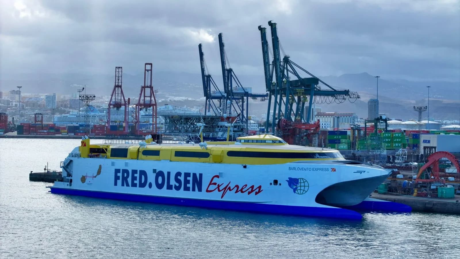 Fred. Olsen Express inicia operaciones del nuevo buque Barlovento Express entre Gran Canaria y Fuerteventura