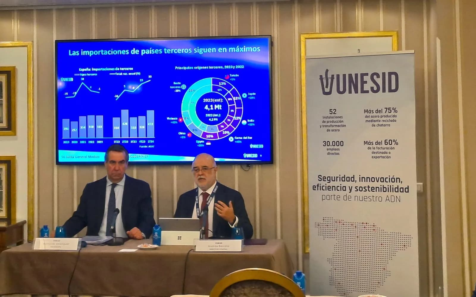 UNESID reclama la aprobación del aumento de la masa máxima hasta 44 toneladas para el trasporte en camiones