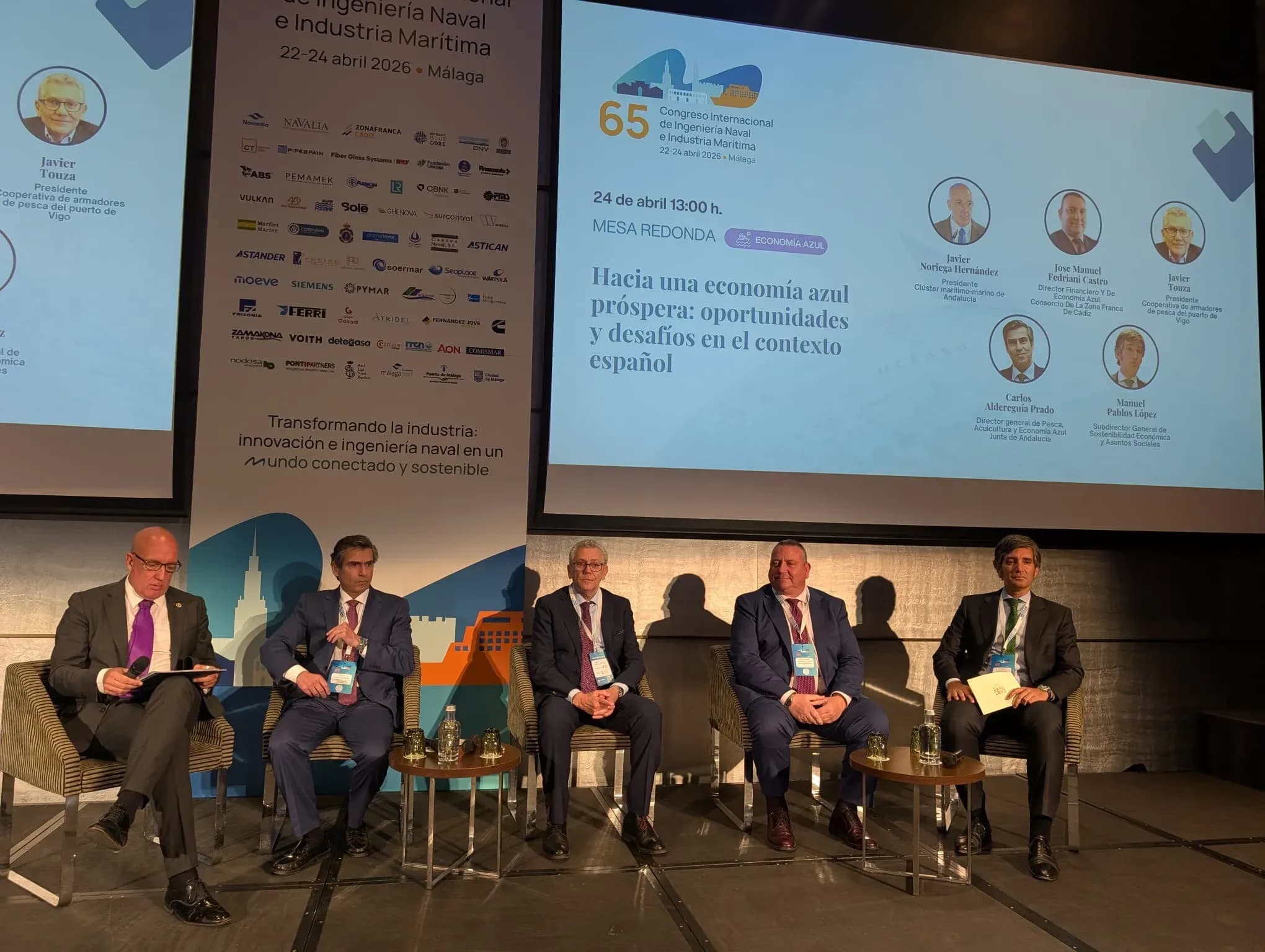The Free Trade Zone of Cádiz strengthens its commitment to the Blue Economy at the International Congress of Naval Engineering in Malaga