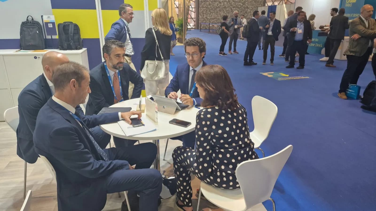 La Fundación Bahía Almeriport presenta sus iniciativas ante MedCruise en Seatrade Cruise Med 2024