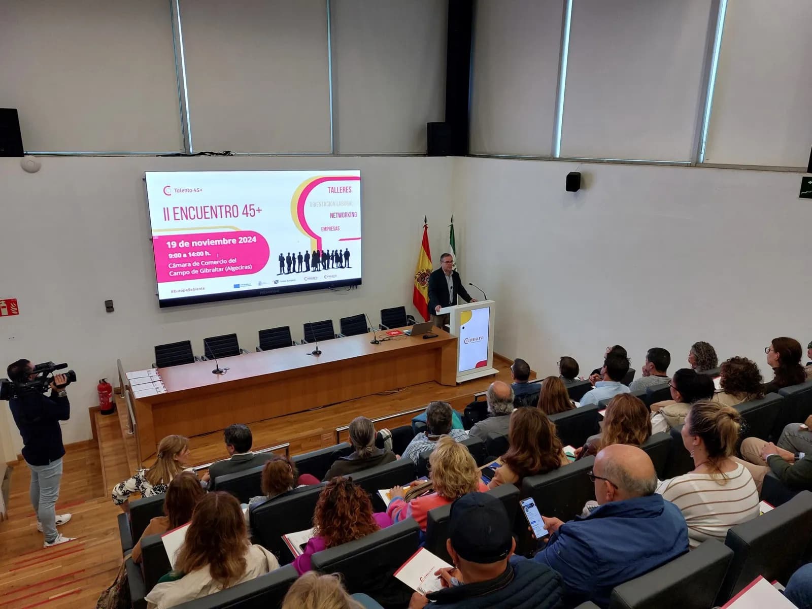 Más de cien participantes asisten al II Encuentro 45+ de la Cámara de Comercio del Campo de Gibraltar