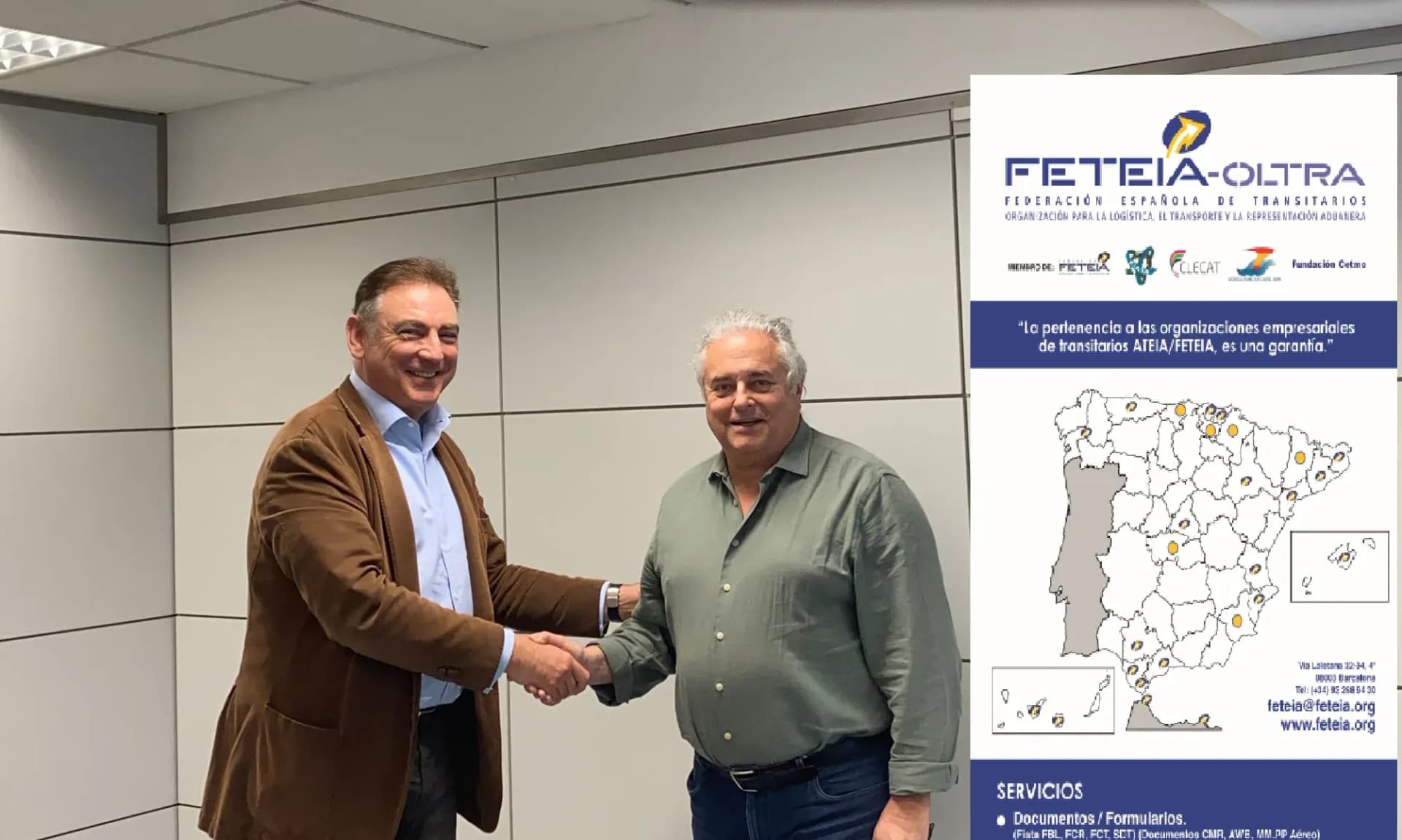 FETEIA-OLTRA y Light Eyes SL sellan una alianza para reforzar la ciberseguridad en el sector transitario