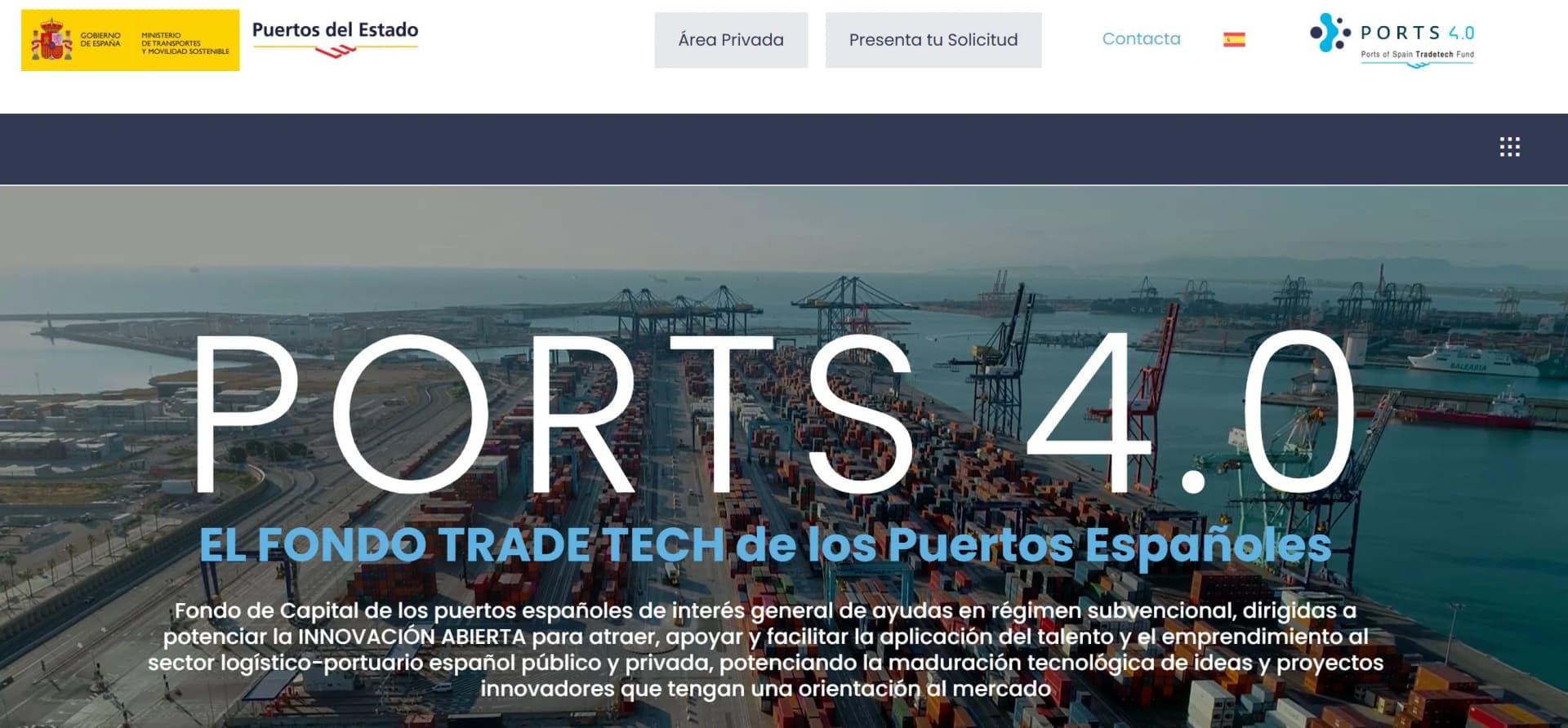 Récord de participación en la convocatoria de Ideas del fondo Puertos 4.0