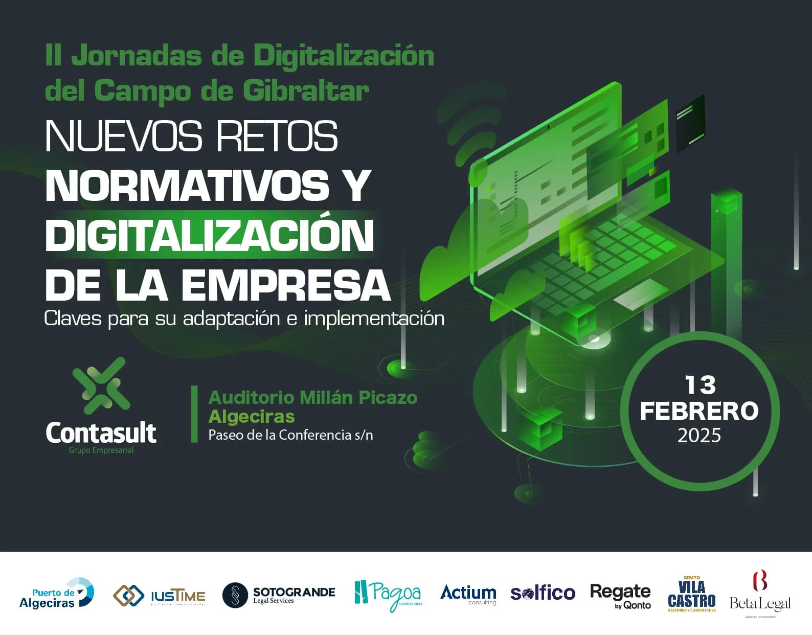 Grupo Contasult organiza en Algeciras las II Jornadas de Digitalización del Campo de Gibraltar