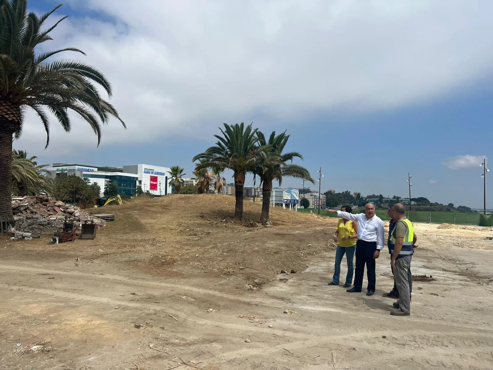 Avanzan a buen ritmo las obras de reurbanización y del entorno del Llano Amarillo