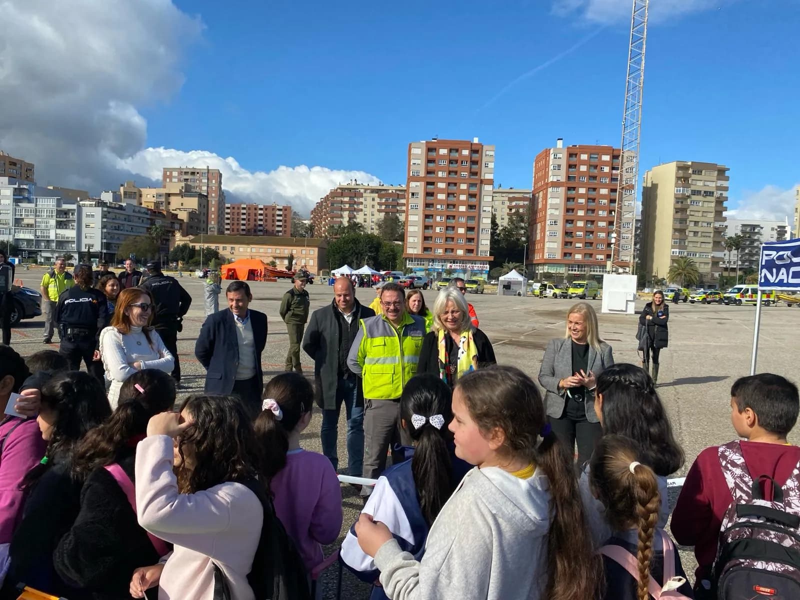 El puerto de Algeciras, escenario del día europeo del 112