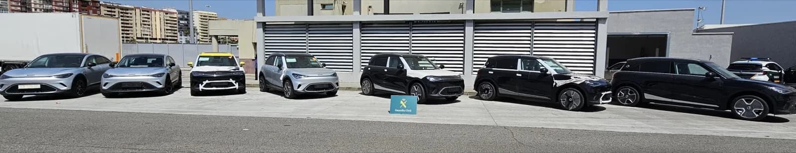 La Guardia Civil intercepta siete vehículos robados en el puerto de Algeciras destinados a Marruecos
