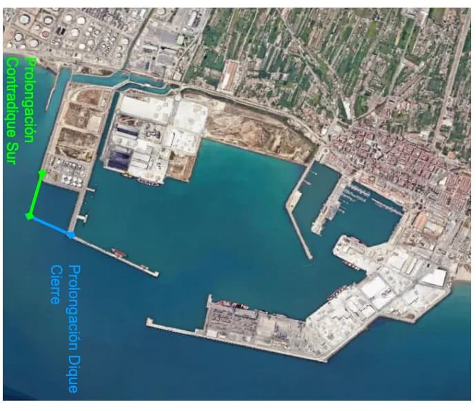 La Autoridad Portuaria de Castellón licita la asistencia técnica para la prolongación del dique de cierre de la dársena sur