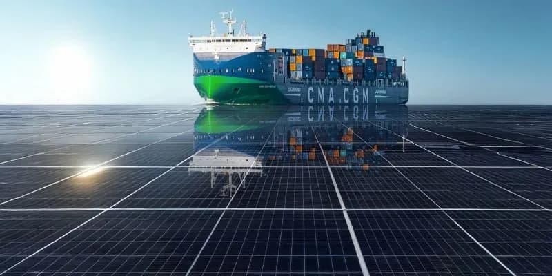 CMA CGM y JA Solar colaboran para avanzar en la descarbonización del transporte marítimo