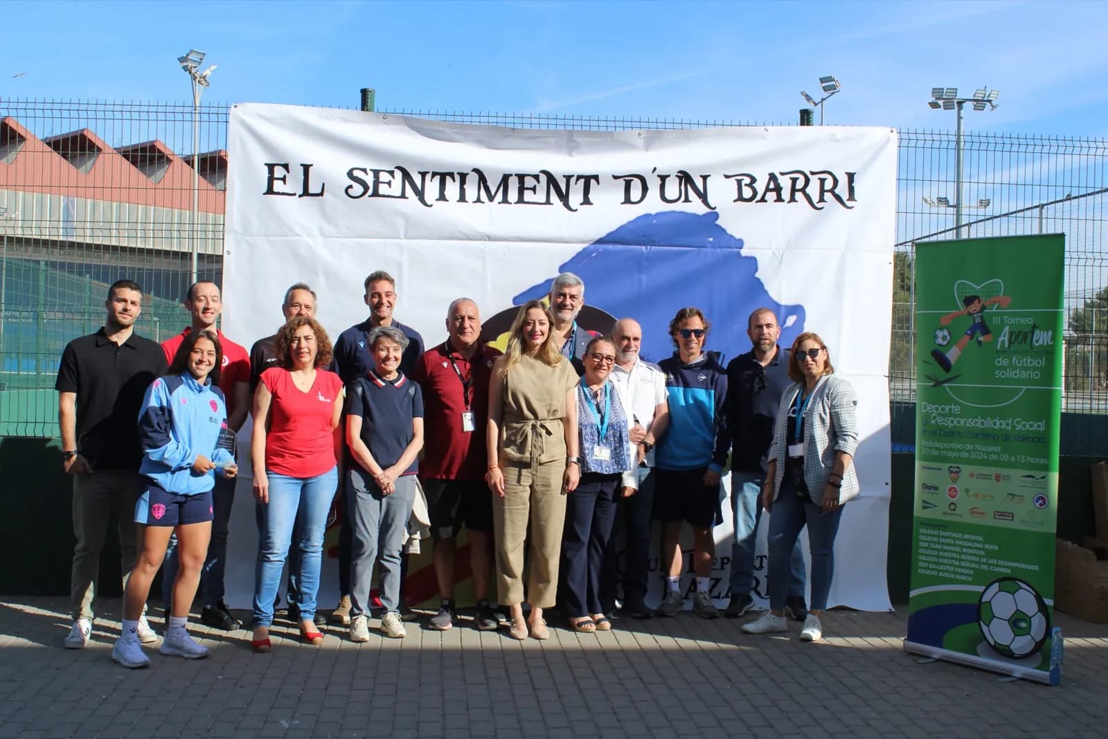 El III Torneo Aportem de fútbol solidario reúne a 430 niños