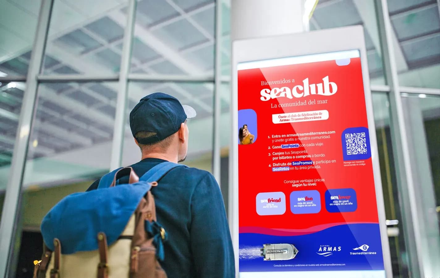 Armas Trasmediterránea lanza el programa de fidelización SeaClub con múltiples ventajas