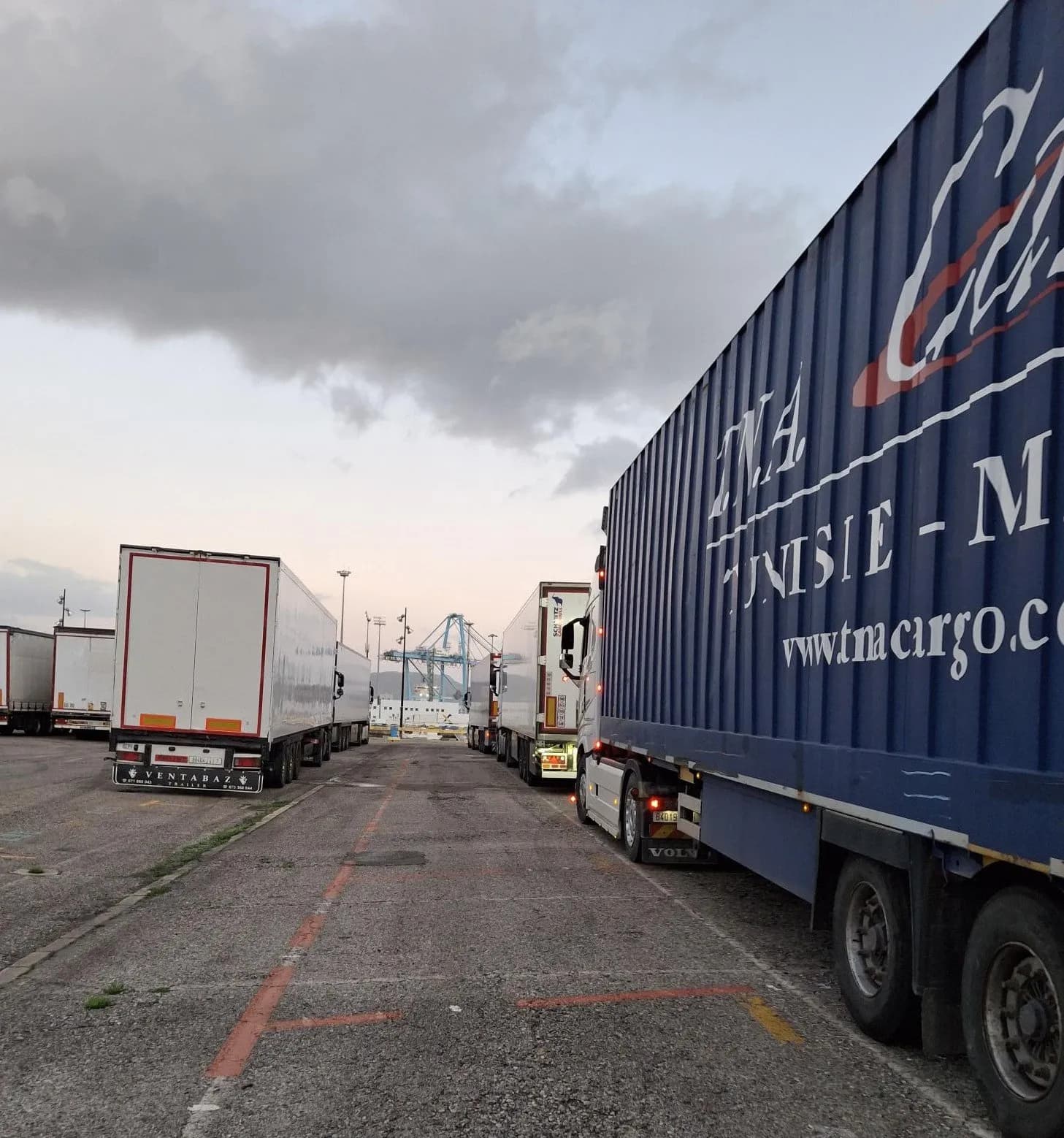Le Port d'Algésiras réduit son trafic de 14% jusqu'en février en raison de l'impact des tempêtes