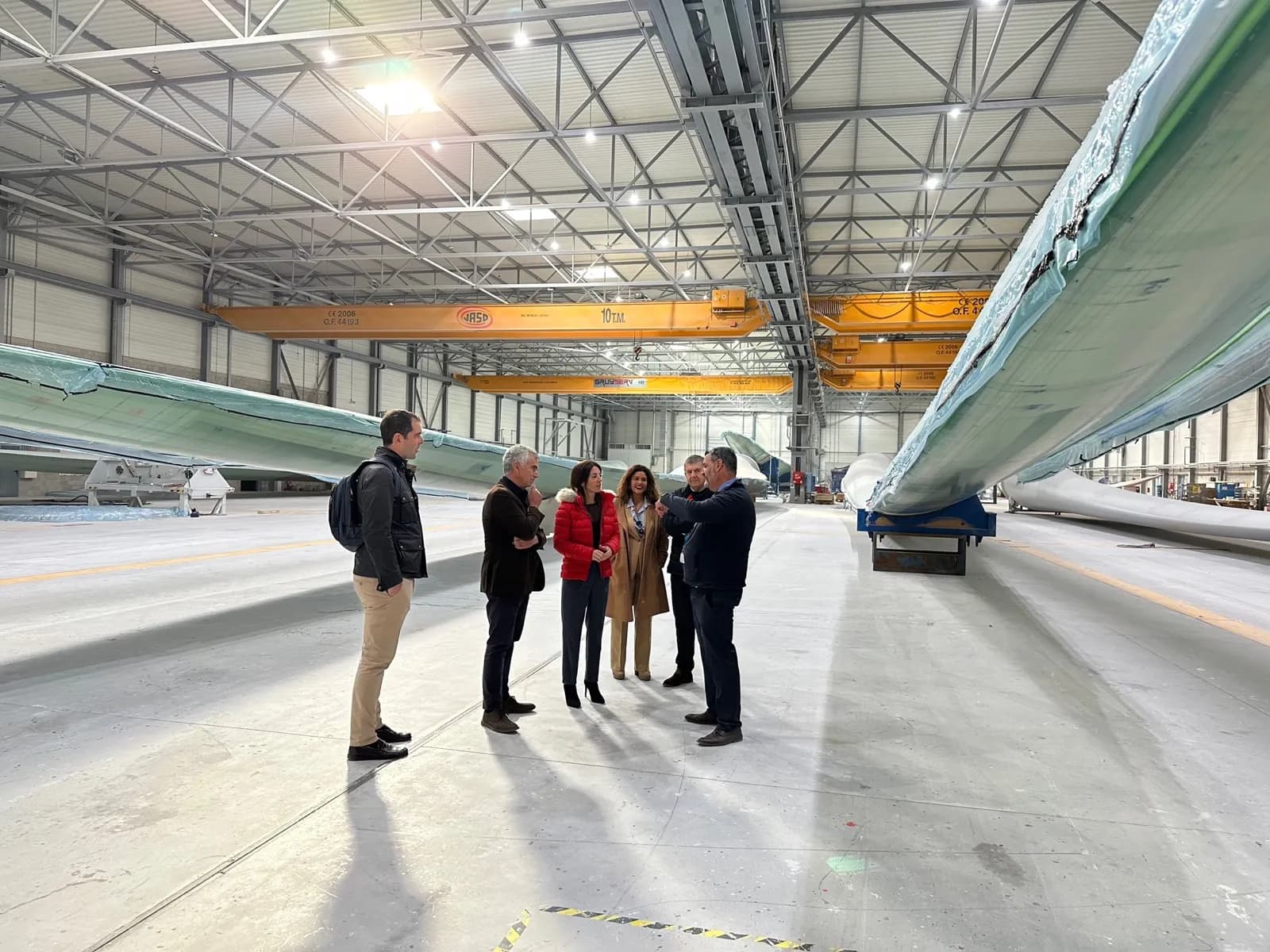 EBlades Technology, empresa hispanogermana ubicada en Granada, es uno de los principales exportadores de palas de aerogeneradores a través del puerto de Almería