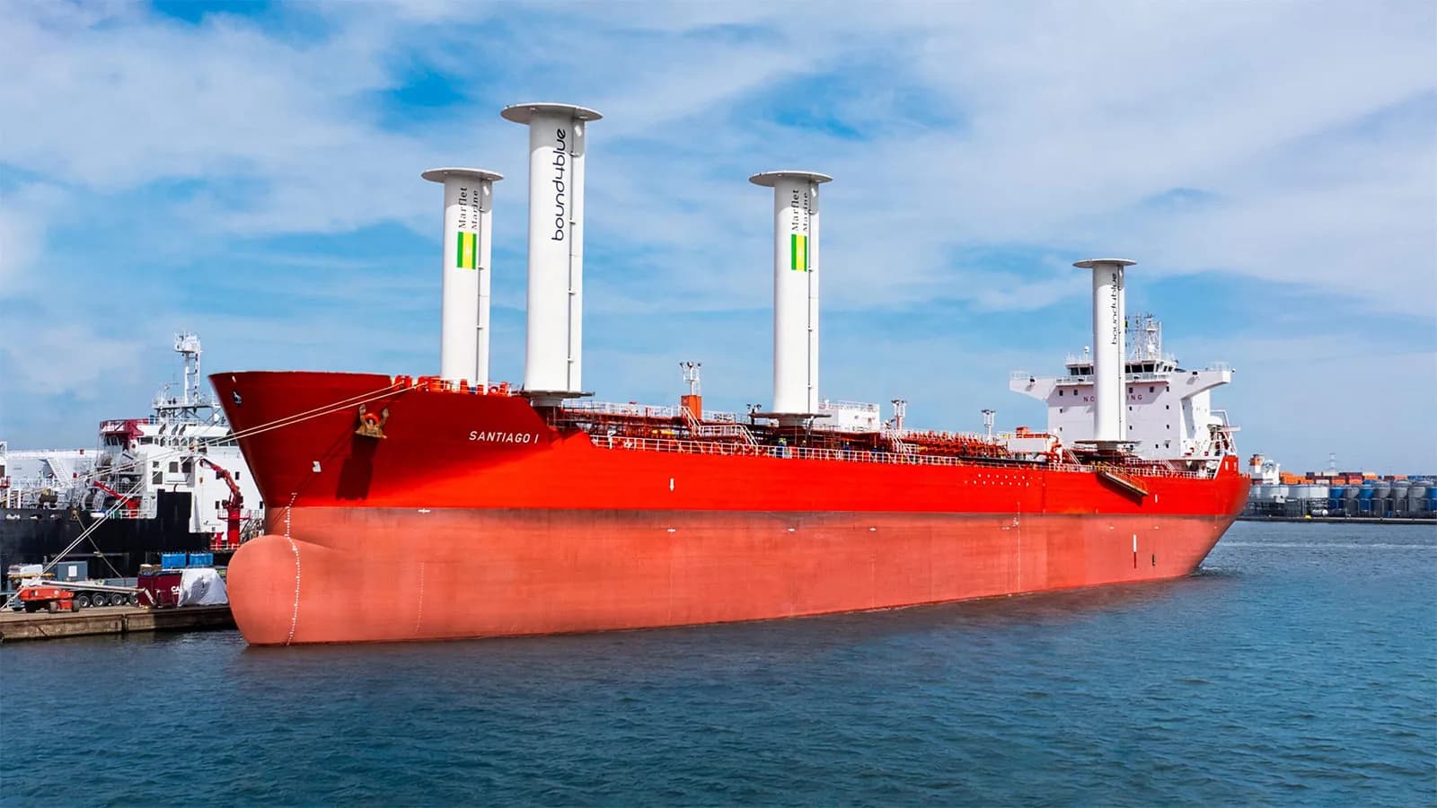 Marflet Marine incorpora cuatro velas eSAIL de Bound4blue al ‘Santiago I’