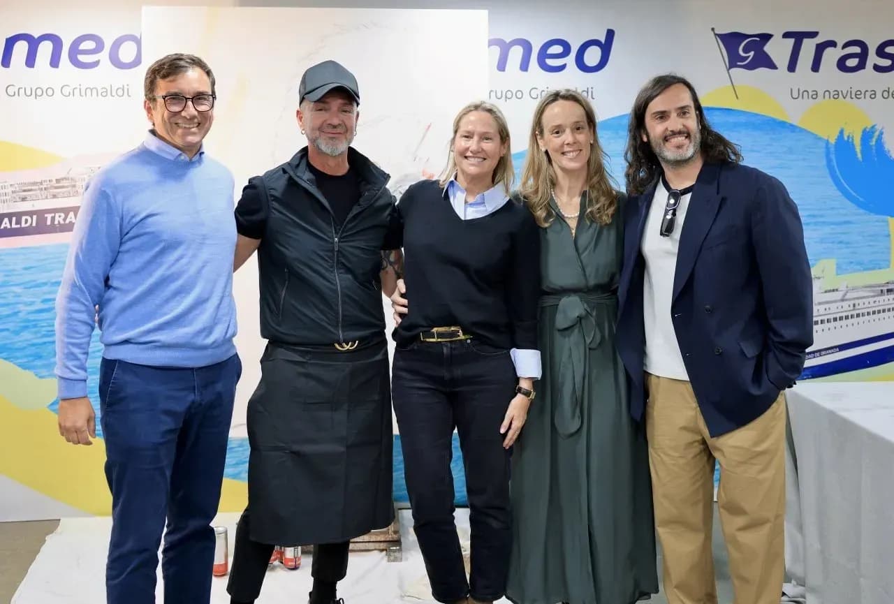Trasmed convierte el ferry Ciudad de Sóller en un espacio artístico flotante rumbo a SUMMA Mallorca 2026