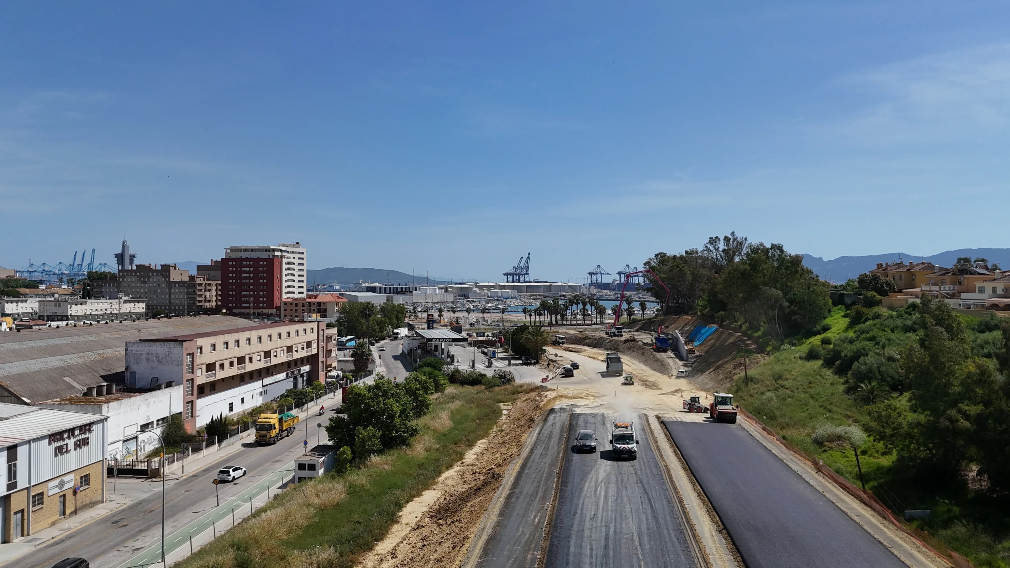 Transportes abre 8,2 kilómetros del Acceso Sur al Puerto de Algeciras tras invertir 43,34 millones